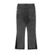 New Style Splatter Paint Micro Flatter Washed Ripped American High Street Jeans For Men And Women, Casual Flare Pants, Custom Made_mkmklike.com