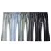 LKTM Men's Clothing # New American-style Yellow Mud-dyed Flared Jeans For Men, Vibe Trendy Brand, Drawstring, Loose Fit,_mkmklike.com