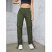 Women's Clothing Casual Trousers Six Pockets High Waist Denim Jeans_mkmklike.com