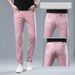 Men's Clothing Spring And Summer European Casual Men's Trousers High End Trendy Thin Versatile Stretch Slim Straight Jeans_mkmklike.com