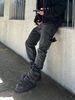 Men's Clothing 25 High-street Black Fashion Trendy Men's Jeans, Slim Fit, Stretch Design._mkmklike.com