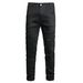 High Elastic Slim Fit Workwear Denim Trousers For Men With Multiple Pockets Fashionable Hot Jeans_mkmklike.com