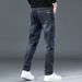 Four Seasons Regular Jeans Men's Straight Loose Casual Jeans_mkmklike.com