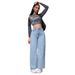 Spring American-Style Wide-Leg Jeans For Women – Light Wash, Loose Fit, High-Waisted, Floor-Length Denim Pants (XS-XL)_mkmklike.com