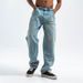 American Style Ditreed Jean For Men And Women, Wahed Vintage Looe Wide-Leg Straight Trendy High Street_mkmklike.com