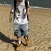 Men's Clothing FashionThin Wide Leg Loose Handsome Shorts Men's High Street Knee Ripped Washed Jeans_mkmklike.com