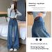 Clair Wide-Leg Jeans For Women Spring And Autumn 2025 New Loose Fashionable Design Super Popular Retro Flared Straight Pants_mkmklike.com