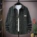 Men's Clothing Autumn And Winter New Shirt Retro Washed Long Sleeve Casual Jacket Coat Trend_mkmklike.com