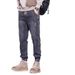 Fleece Thickened Jeans Men's 2024 Autumn And Winter Loose Foot Tie Tooling Warm Casual Long Pants Teen_mkmklike.com