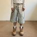 Men's American Hip Hop Casual Straight Leg Loose Denim Shorts High Street Wide Leg Capri Pants New Summer 2026 Style_mkmklike.com