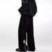Jeans Men's Autumn And Winter New China-Chic Embroidery Black Straight American High Street Vibe Loose Casual Pants_mkmklike.com