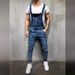 Pure And American Foreign Trade Denim Ripped Long Pants Cross-Border In Stock European Station Men's Overalls Factory Direct_mkmklike.com