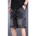 Men's Heavyweight Cargo Denim Shorts Summer Trendy Loose Fit Versatile Functional Style Large Pockets Five Point Pants_mkmklike.com