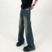 Nordmann European And American Street Style Vibe Jeans For Men, Retro Trendy Slim Fit Long , New Straight Loose Casual_mkmklike.com