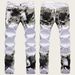 Urban Camo Print Jeans | Slim Fit Stretch Denim In White For Men With Breathable & Stretchy_mkmklike.com