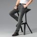High Quality Stretch Straight Leg Men's Jeans Retro Casual Business Slim Fit Classic Trousers for Autumn_mkmklike.com