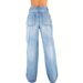 Vintage High-Waisted Loose Fit Jeans For Women – Retro Wide Leg Denim Pants (S-2XL, Classic Blue Wash)_mkmklike.com