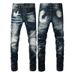 European And American Trendy Brand Thin Comfortable And Soft D2 Style Men's Jeans Men's Handsome Elastic Slim Men's Pants 6906_mkmklike.com