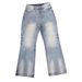 Cream Blue Relaxed Straight-Leg Washed Denim Jeans – Soft Vintage Cleanfit Pants With Distressed Whiskering & Light Wash (S-XXL, Non-Stretch, Unisex)_mkmklike.com