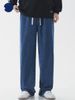 Fleece And Thickened Xintang Jeans For Men, Loose Straight Leg, High Street, Elastic Waist, Casual Wide-leg Pants_mkmklike.com