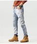 Trendy High-Street Distressed Embroidered Skinny Jeans With Color-Block Pocket Design - Slim Fit Stretch Denim Pants For Men & Women_mkmklike.com