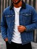 Men's Casual Denim Jacket Handsome Trendy American Youth Style Spring Autumn Versatile Top_mkmklike.com