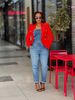 Women's High Waist Jumpsuit Loose Fashion Casual Straight Independent Store_mkmklike.com