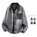 Uique Desig Hog Kog-style Retro Color-block Deim Jacket, Ew Sprig 2026 Plus-size Tur-dow Collar Jacket For_mkmklike.com