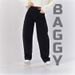 "Russian-Style Wide Leg Jeans For Women – Classic Black High-Waisted Denim Pants (Size 25-32, Comfort Stretch Fit)"_mkmklike.com