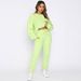 fashion suits for women long-sleeved loose round neck sweatshirt casual sports trousers_mkmklike.com