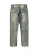 Men's Slim Fit Ripped Jeans - Stretch Denim Pants With Distressed Details For Casual Streetwear_mkmklike.com