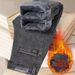 Men's Clothing Men's Slim Fit Straight Leg Stretch Jeans Winter Fleece Lined Casual Long Pants Style For Formal & Casual_mkmklike.com