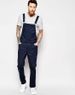 Men's Clothing New Denim White Bib Pants Slim Fit Slim Men's Long Pants Station New Bib Pants Men's_mkmklike.com