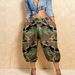 Women's Clothing Women's Camouflage Print Capri Pants Fashionable Casual Jeans Style Elastic Waist Straight Leg_mkmklike.com