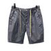 Men's Clothing Loose Casual Khaki Outer Wear Elastic Waist Stretch Denim Shorts_mkmklike.com