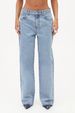 Women's High Waist Straight Leg Jeans Slim Fit With Heart Pocket Casual Fashion Light Blue Denim Full Length For Spring/Autumn & Summer_mkmklike.com