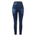 High Waisted Studded Beaded Push Up Skinny Jeans High Elasticity Autumn Winter Style Casual Cotton Denim_mkmklike.com