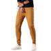 Men's Stretch Denim Jeans Business Casual Brown Trousers Style Cycling in Stock Other Styles Available_mkmklike.com