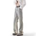 Vintage Washed Jeans For Men – Relaxed Straight-Leg Denim Pants With Anti-Wrinkle Finish (S-3XL, Light Blue, Retro Casual Style)_mkmklike.com