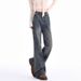 Spring New Trendy Deign Fahion Flared Jean For Women, High-waited Traight-leg Veratile Non-clingy Bell-bottom_mkmklike.com