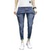 Summer Fashion Brand Casual Jeans Spring And Autumn Feet New Slim Fit Thin Nine Point Elastic Pants For Men_mkmklike.com