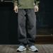 Straight Leg Loose Fitting Denim Work Pants For Welding Durable Dirt Resistant Summer Suitable Men's Clothing_mkmklike.com