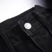 Retro Star Embroidered Flared Jeans – Vintage 90s Streetwear Denim With Distressed Paint Splatter & Stretch Comfort_mkmklike.com