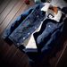 Winter Denim Men's Slim Fit Korean Version Thick Lamb Fleece Cotton Jacket Youth Top_mkmklike.com