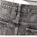 Men's Slim Fit Denim Shorts Summer New Light Blue Washed Distressed Holes Patches Personalized Print Casual Shorts_mkmklike.com