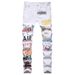 Men's Stretch Skinny Jeans With Unique White Graffiti Print, Comfortable Slim Fit Denim Pants For Casual Streetwear_mkmklike.com