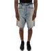 Men's Clothing Women's Spring And Summer New Cat Whiskers Torn Trousers For Men And Womenskater Distressed Raw Edge Denim Shorts_mkmklike.com