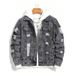 Denim Autumn Korean Style Trendy Ins Versatile Handsome Loose Casual Ripped Jacket Men's Clothing_mkmklike.com