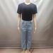 Women's Clothing Women's Casual Straight Leg Jeans Trendy Rhinestone Patchwork Style Denim Jeans For Formal & Casual For Women_mkmklike.com
