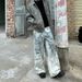 Men's Clothing Men's Retro American High Street Trendy Loose Fitting Floor Length Jeans 3D Printed For Formal & Casual_mkmklike.com